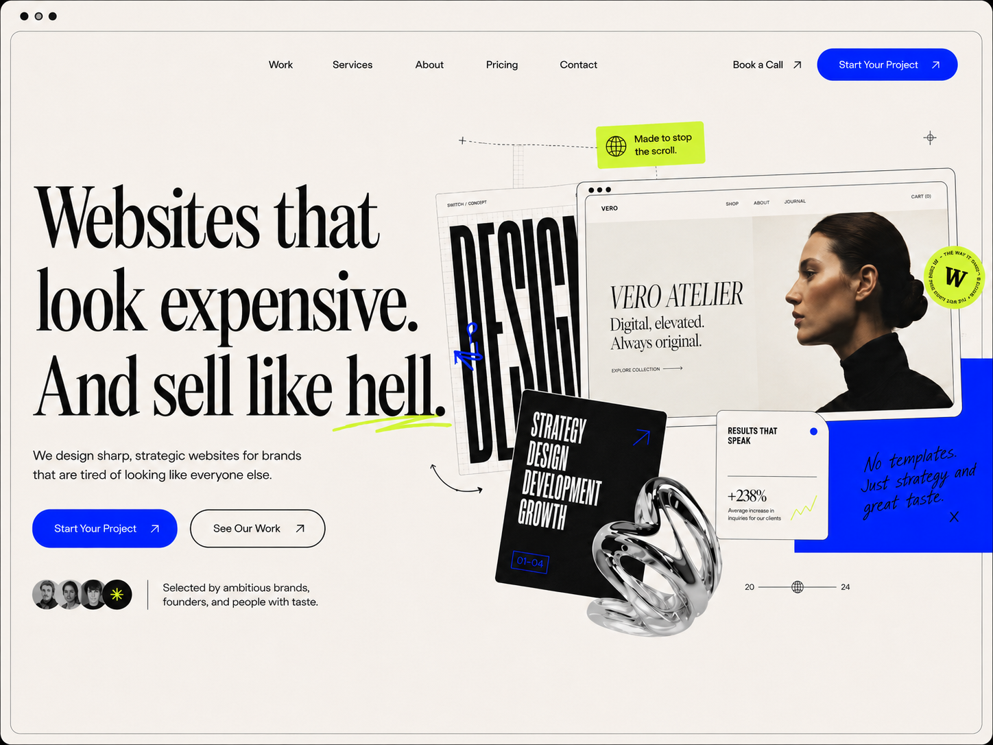 Not Another Flat Website